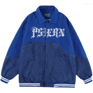 Męskie kurtki vintage kurtka unisex japan harajuku wiosna jesień trend męski wszechstronny mundur baseballowy najlepsze kobiety