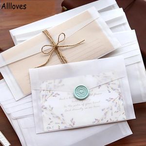 50 PCS/Lot Gift Wrap Pinkinahy Vintage Wedding دعوة الزفاف للبطاقات