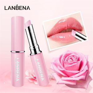 Lanbena Chameleon Lip Balm Rose 보습 자연 영양 부드러운 립 라인 오래 지속되는 입술 관리