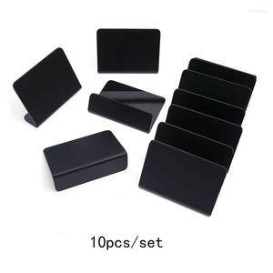 Party Decoration Set Black L Shaped Acrylic Blank Table Number Signs For Wedding Tabletop Seating Place Cards Price Tag