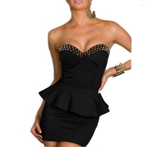 カジュアルドレス2022夏の女性ボディコンロングミディドレスパーティー衣装セクシーなクラブの服の袖なしバックレスエレガントな長さのスタイルタイプ