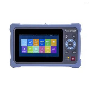 Fiber Optic Equipment MINI OTDR 1310 1550nm 26 24dB Reflectometer Touch Screen VFL OLS OPM Event Map Ethernet Cable Tester