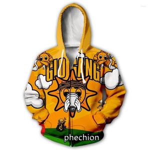 メンズパーカー Phechion 男性/女性 3D プリントソンググロギャングカジュアルジッパーファッションストリート男性ルーズスポーツジップアップ J39
