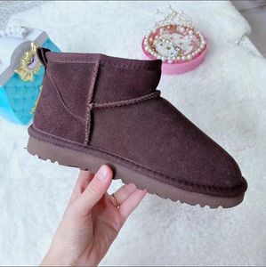 women's snow boots winter fashion girl cow split leather ankle boots Includes children's sizes