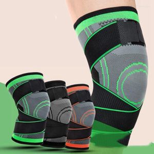 Knee Pads One Piece SPorts Compression Kneepad Pressurized Elastic Support Fitness Gear For Running Basketball Protector