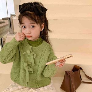 Pullover Rinikinda 2022 New Disual Baby Clothing Warm Child Out Outwear Cardigan for Girls Autumn Winter Kids Sweater Coats 0913