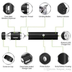 Neueste elektrische Mühle Kräutermühlen Kreatives Rauchset für Zigaretten