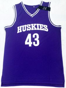 43 Lianzexin K.tyler Basketball Jersey Men Huskies The 6th Marlon Wayans Kenny Tyler 100％Ed Movie Jerseys S-XXXL Wholesale