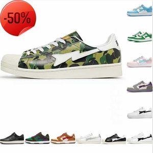 Camo Green 2023 Boots Stadium Goods Mens Runing Shoes Blue SK8 Sta Purple A Wathing Ape White Black Sneakers Trainers Pastel Pink