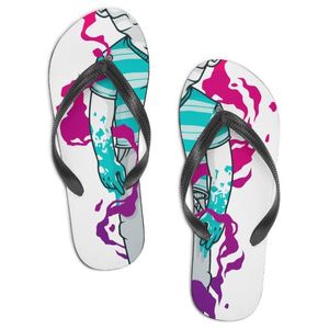 2023 Anpassade skor tillhandahåller bilder för att stödja anpassning Flip Flops tofflor Sandaler Herrkvinnor Big Size 39-46 Bekvämt andningsbara