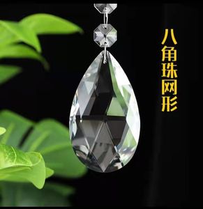 Wedding Decorations Glass Crystal Prisms Teardrop Pendants Bead Curtain Accessories Wedding Decorate Kind of Size