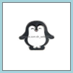 Pins Brooches Customized Hard Enamel Pin Brooches Lovely Panda Penguin Animal Jewelry Custom Men Women Kids Charms Alloy Bk Brooch 1 Dh1Bx