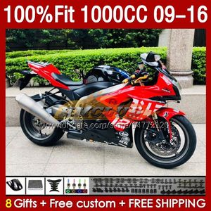 Injection mold Fairings For SUZUKI GSXR 1000 CC GSXR-1000 K9 151No.207 GSXR1000 2009 2010 2011 2012 2013 2014 2015 2016 1000CC 09 10 11 12 13 14 15 16 Fairing red factory