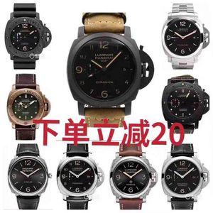 Orologio con movimento meccanico di lusso Xia Shida Swiss Military Pam441 Peijia Panghai Marchio famoso Completamente automatico Prepotente Designer luminosi Es Polso