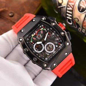 Erkek Otomatik Mekanik İzle 43mm kauçuk Kayış Mavi Siyah Safir Kol Saatleri Süper aydınlık montre de luxe