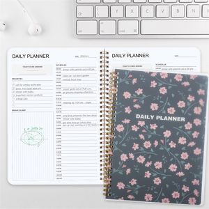 Notepads Daily Planner Undated To Do Weekly Agenda Notebook with Hourly Schedules Appointment Personal Organizer Goal Journal Diary 220914