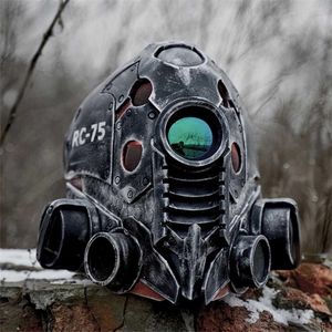 Máscaras de festa máscara punk máscara punk halmoween cosplay naturex máscara de cabeça completa máscara steampunk robô máscara halloween adereços 220915