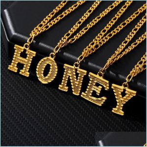 Tornozeleiras A-Z Letter Tornozeleiras para mulheres Moda Moda English Alfabeto Tornozelo Bracelet Gold Jóias de pé de aço inoxidável 563 Q2 Drop D DHPE0