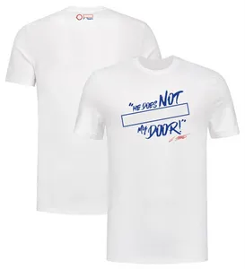 F1 Resmi Aynı Stil Takımı Üniforma Yeni Yarış Sürücüsü T-Shirt Erkekler Artı Boyut Kısa Kollu Hızlı Kurutma Üstü