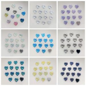 Şeftali Kalp Güzellik Çakası Aksesuarları Kalp Şeklinde Tırnak Geliştirme Dekorasyonu DIY El Yapımı Kulak Tırnak ve Küpe Dekorasyonları T9I002081
