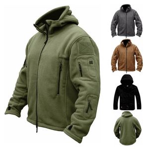 Felpe con cappuccio da uomo Felpe ZOGAA marca militare in pile giacca tattica soprabito outdoor Polartec giacca a vento termica giacche cappotti 220915