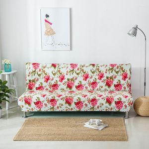 Pokrywa krzesła 160-190 cm Spandex Sofa Pokrywa łóżka All-inclusive bez podłokietnika Kanapowe meble na patio