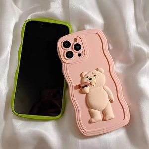 キュービックベア13 iPhoneケース11/12PROMAXフルパッケージXSMAX電話ケース女性Xアンチレスリング7/8plus