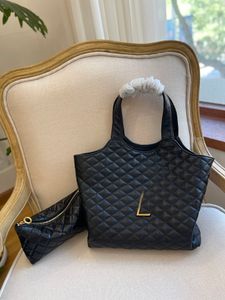 22SS Large Ladies Shopping Bag Luxury Brand Classic Design Innehåller en liten påse Socialite Party Vacker tote Clutch 34 cm och 22 cm Två storlekar