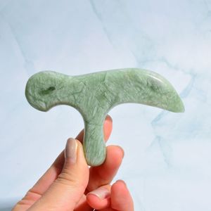 Massageador de pés do triângulo Jade Stone gua sha acupuntura Tool Tool Guasha Spa Raspando a Ferramenta de Cuidados de Saúde de Massagem