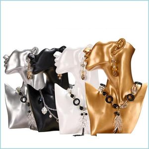 Smyckestativ sovrum arrang￶r dekoration hembutik show hyllan smycken stativ display halsband ￶rh￤nge kedja h￥llare harts mannequin dhfqf