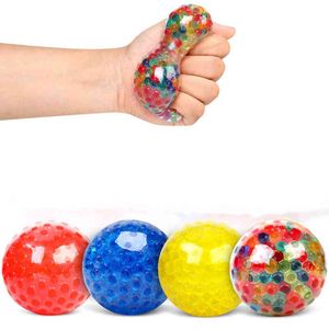 Christmas Toy Supplies Stress Relief Squeezing for Kids and Adults Premium Anti-Stress Squishy Balls with Water Beads Alleviate Tension Toys 0914