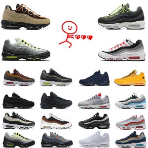 Scarpe da corsa da uomo Triple Black White Neon Total Orange Light Photo Blue Iron Smoke Grey Brown Hombre Chaussure Uomo Outdoor Sport Trainers Sneaker