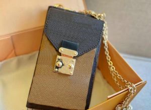 Women's Single Shoulder Flip Bag Mobiles Phones Gold Chain Fashion Designer Mobile Phone Bags Lady Handbag Messenger handbag