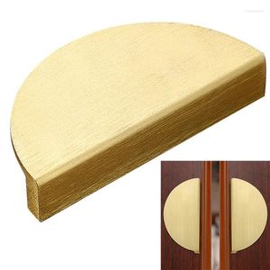 Modern Semi Circle Cabinet Door Pull - Stylish Drawer Knob for Cupboards & Cabinets, Half Round Handle Hardware.