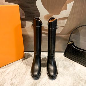 Boots Designer Boots Womens Boots Classic Middle Middent Rainboots Fashion Fivelelle Imported Calfskin Size 34-40