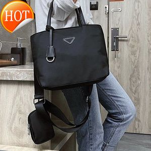 Designer-Taschen Hand Damen Luxurys Digners Bags Busins White Collar Casual Travel Ribbon Tote Nylon Zipper Tote on the Go Crossbody Shopping Bagtote Factory Großhandel