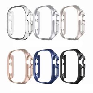 Custodia scavata Custodie per orologi Cinturini Accessori Cinturino Custodia protettiva multipla per Apple Watch Ultra Series 8 iWatch 49mm