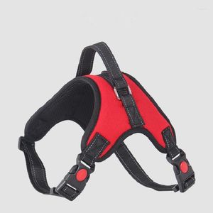 Hundhalsar Pet Harness Vest Collar Explosion-Proof Oxford Cloth Breattable For Medium and Large Dogs Supplies