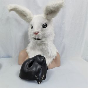 Party Masks DIY Animal Moving Mouth Blank Mask Base Mold of Rabbit Set Package Make Your Own Halloween Prop 220915