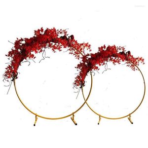 Party Decoration Wedding Arch Round Wrought Iron Shelf Background Wall Balloon Bracket Flower DIY Plant Supplies