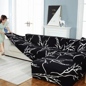 Tampas de cadeira Slipcovers elásticos sofá elástico para a cobertura do sofá da sala L Móveis de poltrona em forma l forma