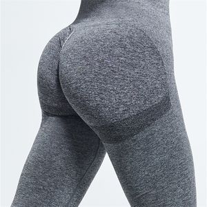 Leggings da donna Leggings da donna sexy Bubble Butt Push Up Fitness Legging Slim Leggins a vita alta Mujer Seamless Fitness Legging 220914