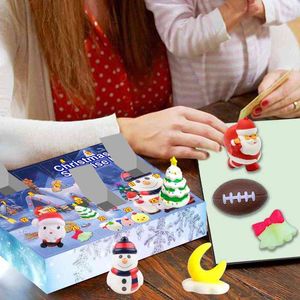 Игрушечные принадлежности 2022 Countdown Toys Christmas Advent Calendar с 24 случайными 0914
