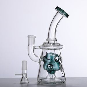 Narghilè Fumo bong in vetro Percolatore svizzero mini piccoli bong tabacco pipe ad acqua soffione doccia perc vetro uovo dab rig