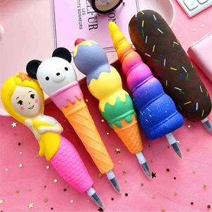 Supplies New Squishy Antistress s Ice Hot Dog Dinosaur Slow Rising Soft Squeeze Pen Stress Relief Toy Christmas Gifts 0914