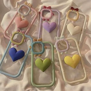 Case de iPhone Candy Color Love 11/12/13Promax Cajones de teléfono XR Soft iPhone XS Anti-Drop 7/8Plus NUEVO