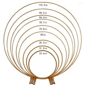 Украшение вечеринки свадебное круглое подставка Arch Garden Mariage Arbor Props Сцены Железной полки фон рамки оптом