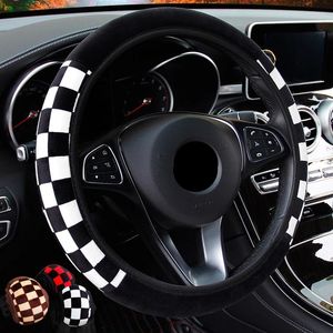 Steering Wheel Covers Plush Car Decoration Cover Auto 36-38cm Interior Accessories Universal