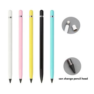 Ny teknik oändlighetsskrivning Evig blyertspenna Magic Novelty School Student Set Writing Sketch Office Tools Ink Free Pen
