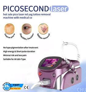 Home Beauty Instrument 2000W Q Switch Nd Yag Laser 1064NM 532 Nm Picosecond Laser Tattoo Deschiwa Brwi Pigment Pigment Trądzik Trądzik